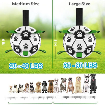 Balls, Soccer Ball Outdoor and Indoor, Herding Ball Dogs，Durable Balls Medium and Larger Size, Puppy Birthday Gifts, Tug Interactive Giant Tennis Ball Pet Product Tool Smart Interactive Cat Ball Smart Pet Keep Pet Chew Dog Toy Record Second