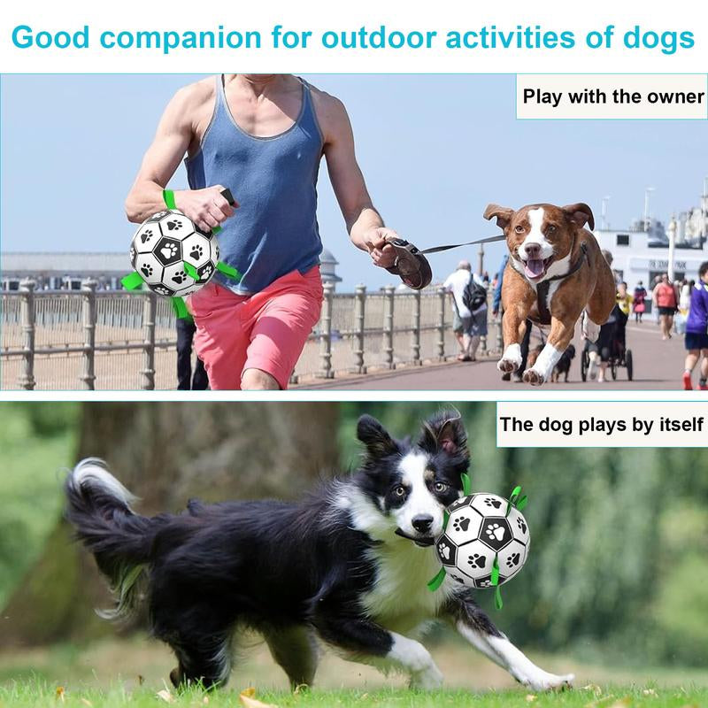 Balls, Soccer Ball Outdoor and Indoor, Herding Ball Dogs，Durable Balls Medium and Larger Size, Puppy Birthday Gifts, Tug Interactive Giant Tennis Ball Pet Product Tool Smart Interactive Cat Ball Smart Pet Keep Pet Chew Dog Toy Record Second
