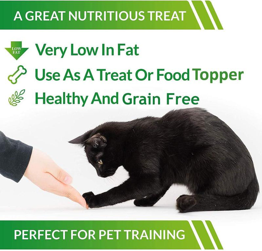 [Chirstmas Sale]Whole Freeze Dried Healthy Raw Meat Treats for Dogs & Cats- 1 Ingredient Low Fat Low Allergen High Protein Pet Snacks