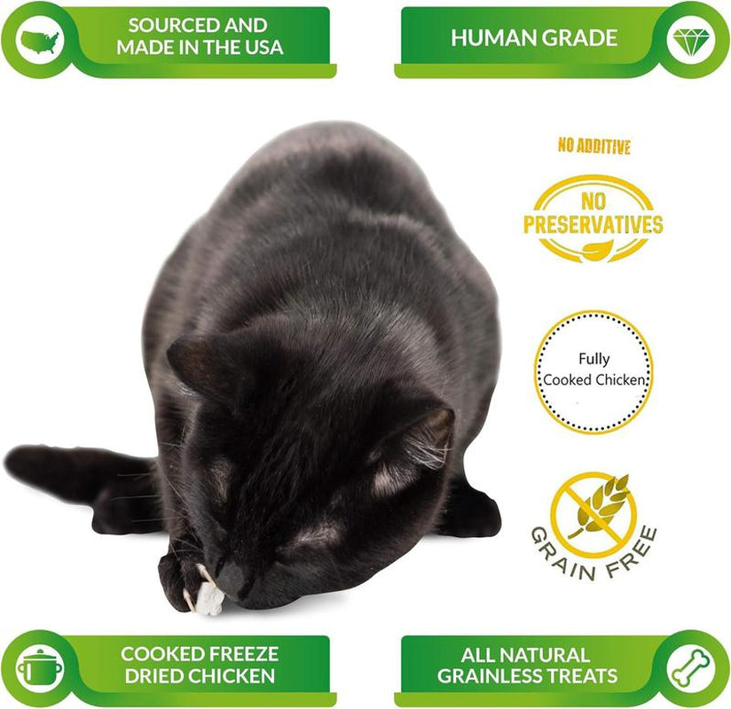[Chirstmas Sale]Whole Freeze Dried Healthy Raw Meat Treats for Dogs & Cats- 1 Ingredient Low Fat Low Allergen High Protein Pet Snacks