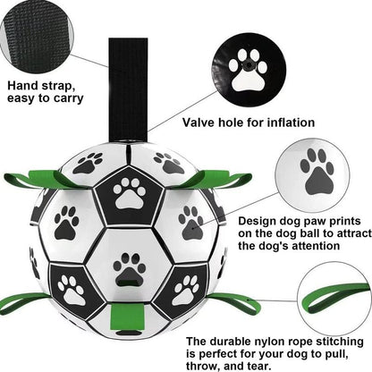 Balls, Soccer Ball Outdoor and Indoor, Herding Ball Dogs，Durable Balls Medium and Larger Size, Puppy Birthday Gifts, Tug Interactive Giant Tennis Ball Pet Product Tool Smart Interactive Cat Ball Smart Pet Keep Pet Chew Dog Toy Record Second